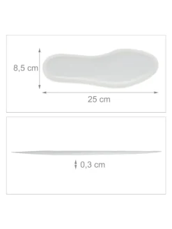 20 Paar Sohlenwärmer in Weiß - Größe M