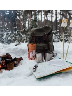 20 Paar Sohlenwärmer in Weiß - Größe M