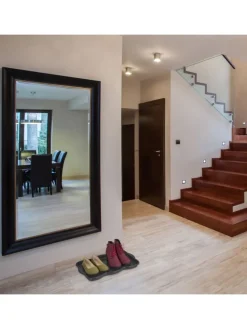 3 x Schuhabtropfschale in Grau - (B)48 x (H)3 x (T)34 cm