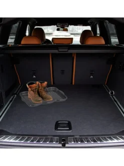 3 x Schuhabtropfschale in Grau - (B)48 x (H)3 x (T)34 cm