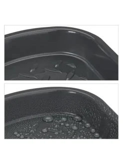 3 x Schuhabtropfschale in Grau - (B)48 x (H)3 x (T)34 cm