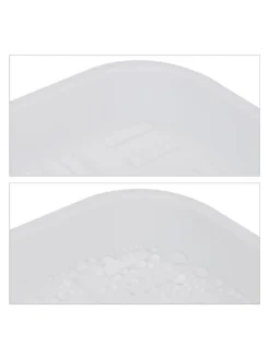 2 x Schuhabtropfschale in Weiß - (B)74x (H)3,5 x (T)36 cm