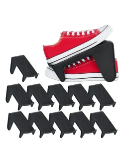 12 x Schuhhalter in Schwarz