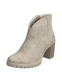 Ankle Boots in Beige