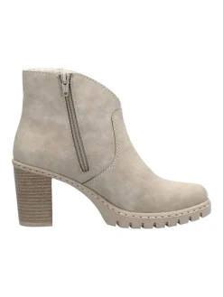 Ankle Boots in Beige