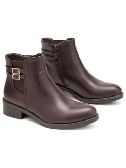 Ankle-Boots in Dunkelbraun