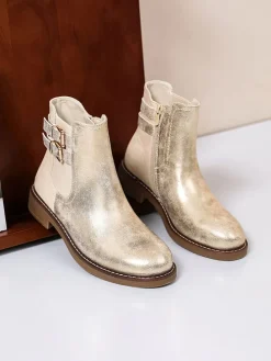 Ankle-Boots in Gold