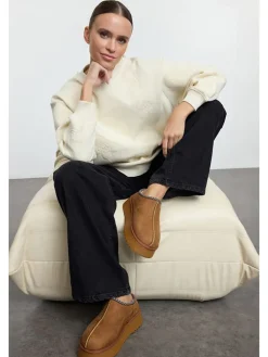 Ankle-Boots in Hellbraun