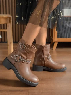 Ankle-Boots in Hellbraun