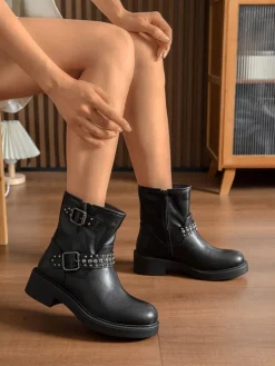 Ankle-Boots in Schwarz