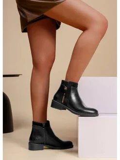 Ankle-Boots in Schwarz