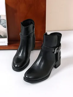 Ankle-Boots in Schwarz