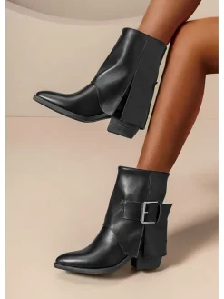 Ankle-Boots in Schwarz