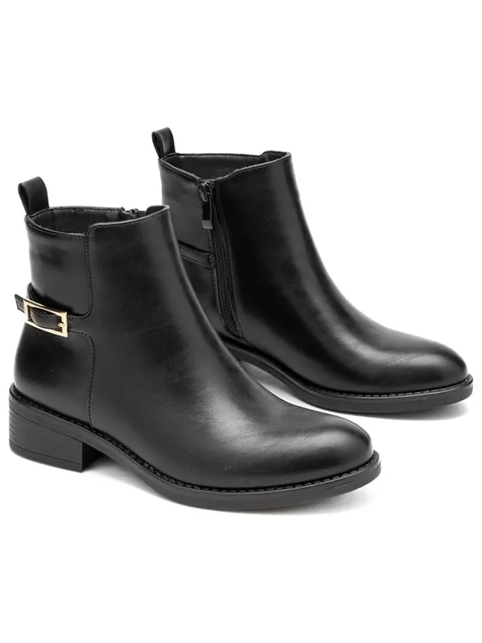 Ankle-Boots in Schwarz