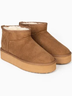 Ankle-Boots "Miley" in Hellbraun