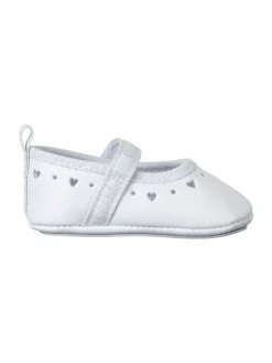 Baby Ballerinas Herz in weiß