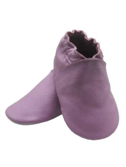 Baby Krabbelschuhe aus Leder, weiche Lauflernschuhe mit rutschfester Sohle