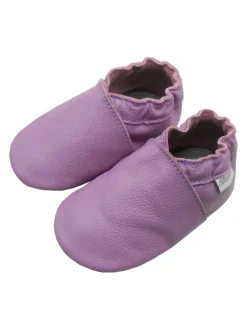 Baby Krabbelschuhe aus Leder, weiche Lauflernschuhe mit rutschfester Sohle