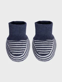 Baby Schuhe in Indigo Melange