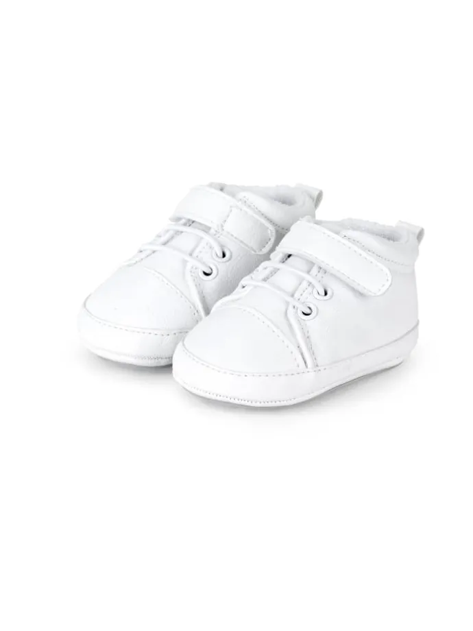 Baby Schuhe uni in weiß