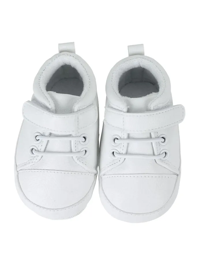 Baby Schuhe uni in weiß