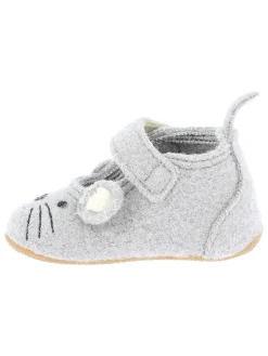 Babyballerinas "Mäuschen" in Grau