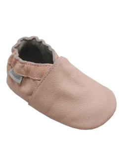 Baby-Leder-Laufschuhe, komfortabel mit rutschfester Sohle - Rosa