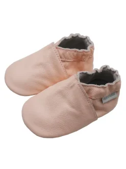 Baby-Leder-Laufschuhe, komfortabel mit rutschfester Sohle - Rosa