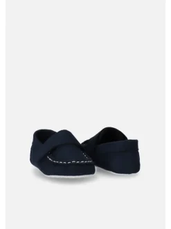 Baby-Mokassins in dunkelblau