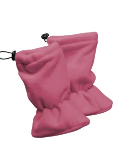 Babyschuhe Fleece-Booties in beere