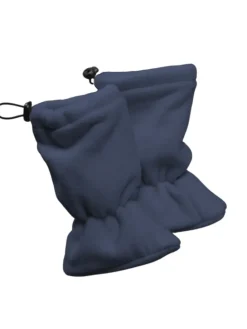 Babyschuhe Fleece-Booties in ocean