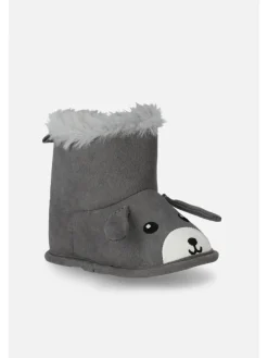 Baby-Stiefelchen in schwarzgrau