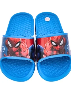 Badelatschen Spider-Man in Blau