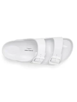 Badepantolette in weiß