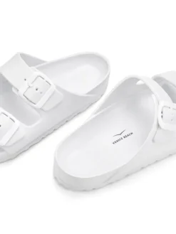 Badepantolette in weiß