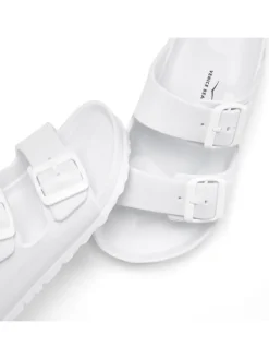 Badepantolette in weiß