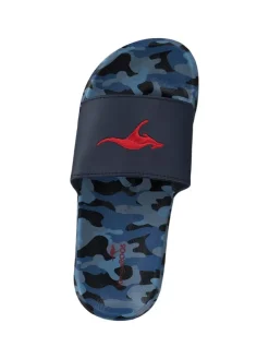 Badeschuhe in dk navy/camo