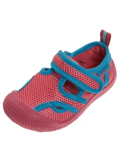 Badeschuhe in Pink/ Blau
