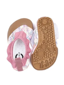 Badeschuhe in Pink/ Hellbraun