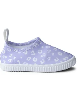 Badeschuhe ''Lila Leopard'' in Lila