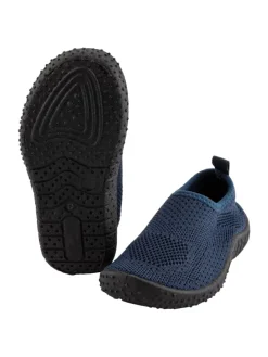 Badeschuhe Strickoptik in marine