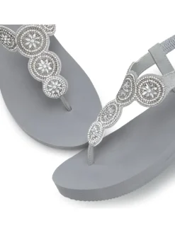 Badezehentrenner in grau