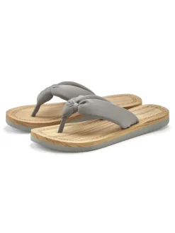 Badezehentrenner in grau-grün