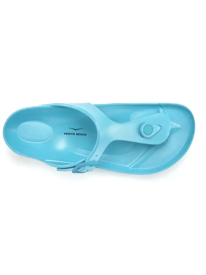 Badezehentrenner in türkis