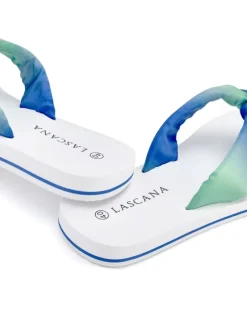 Badezehentrenner in türkis Farbverlauf