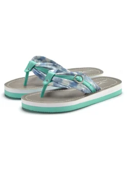 Badezehentrenner in türkis