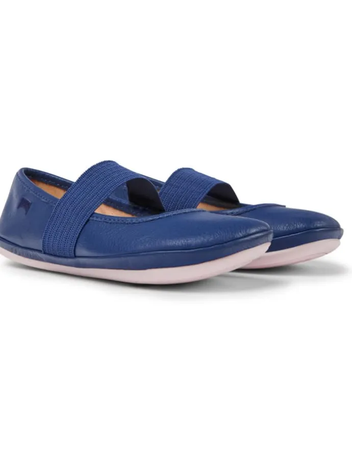 Ballerinas " Right " in Mittelblau