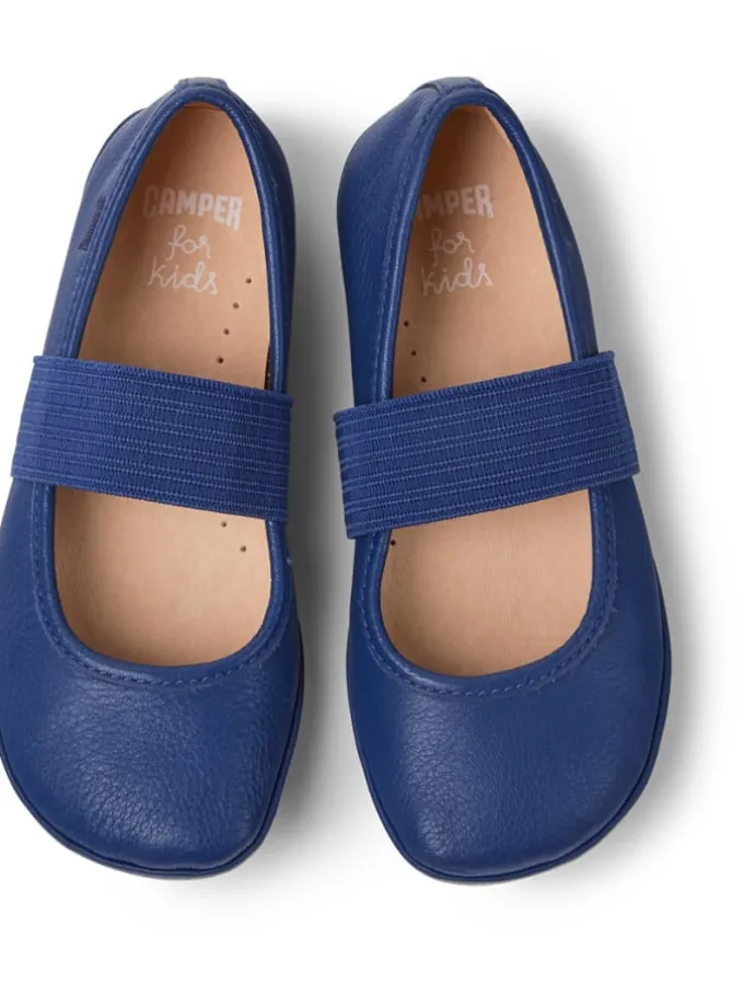 Ballerinas " Right " in Mittelblau