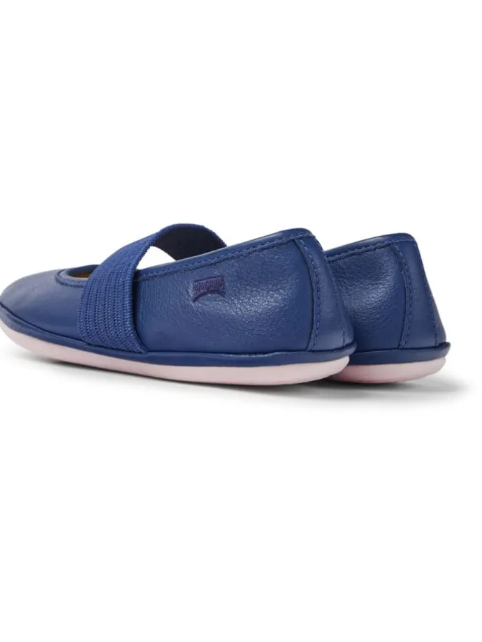 Ballerinas " Right " in Mittelblau