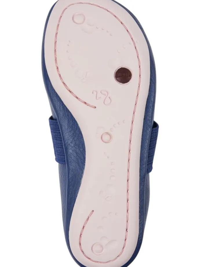 Ballerinas " Right " in Mittelblau